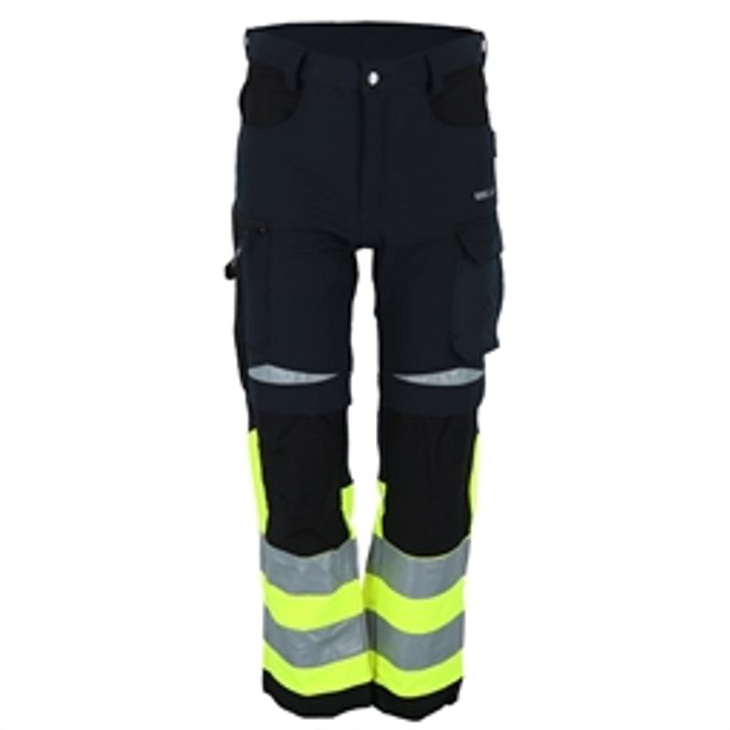 Bismuth Roofpant FR ZP,Black Beauty / Safety Yellow