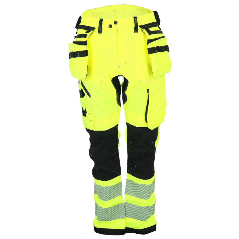 Akita HiVis Pant,Safety Yellow / Black Beauty