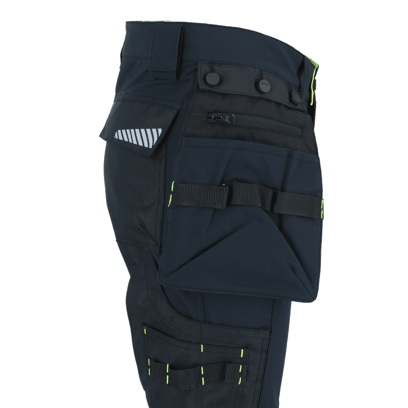 Bismuth Stretch Pant w/button,Black Beauty