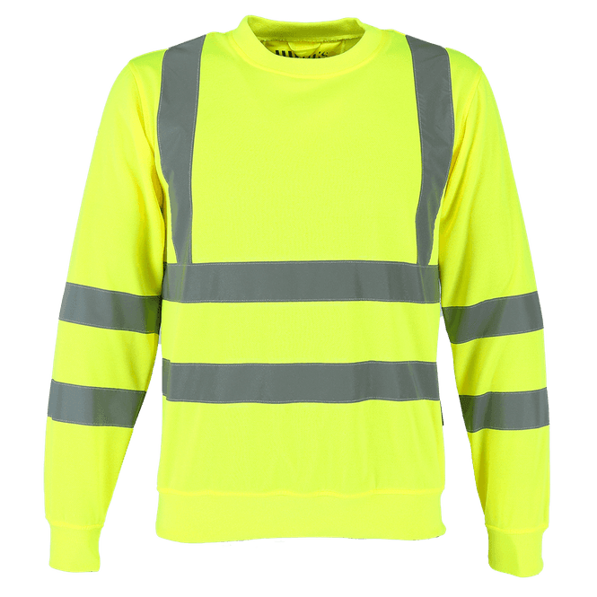 Hovedbilde Wrks, Gabbro College sweater High Vis, Safety ...